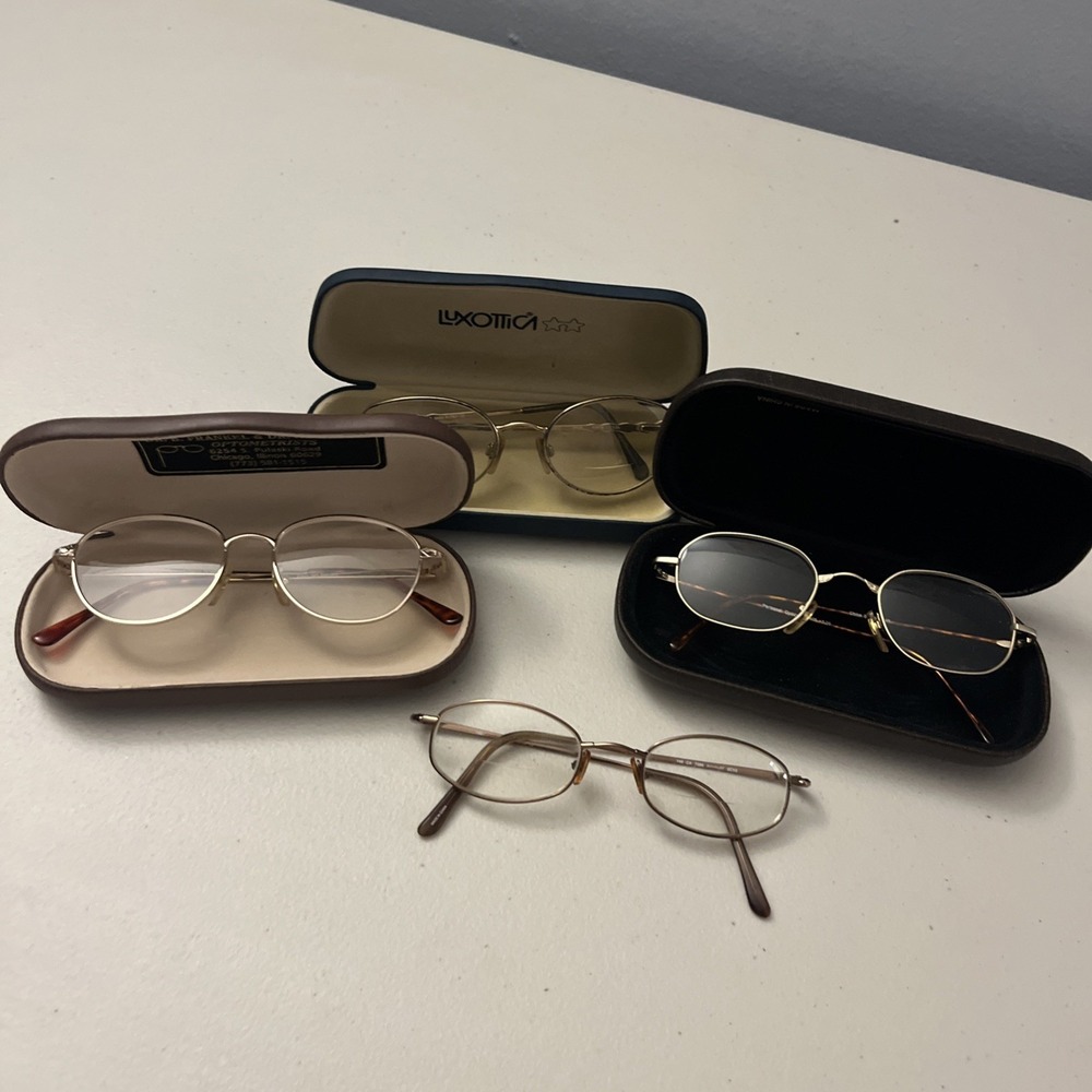 Vintage Eyeglasses Bifocals Mixed Lot Of 4